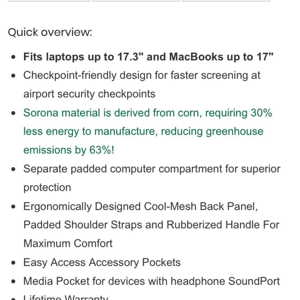 Mobileedge Scanfast Checkpoint Friendly Backpack - image 2